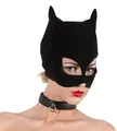 Produktbild: Kopfmaske Maske schwarz  Cat- und Batwoman Katze Ohren