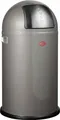 Produktbild: WESCO Abfallsammler 175831-13 PUSHBOY in GRAPHIT mit 50 Liter Volumen und Klappdeckel / Abfalleimer / Mülleimer
