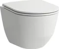 Produktbild: LAUFEN PRO Wand-Tiefspül-WC Compact, spülrandlos, 360x490mm, verdeckte Befestigung, H820965A000001