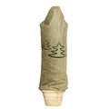 Produktbild: Windhager Winter-Deko-Vlieshaube Protect L, Kälteschutz, Frostschutz für Pflanzen, Wintervlies, Gartenvlies, Abdeckvlies, 0,6 x 1,8 m, Tannenbaum-Motiv, Beige