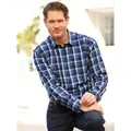 Produktbild: Langarmhemd CATAMARAN, Herren, Gr. 41/42, Normalgrößen, blau (blau, hellblau, kariert), 65% Polyester, 35% Baumwolle, gemustert, kariert, körpernah, Hemden
