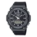 Produktbild: Solar Herrenuhr CASIO AQ-S820W-1AVEF Silikon Schwarz Chrono Timer Alarm