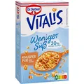 Produktbild: Dr. Oetker Vitalis Knusper Pur weniger süß Müsli 600,0 g, 1 St.