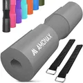 Produktbild: Amonax langhantel polster, extra dicke nackenpolster langhantel- Barbell Pad nackenschutz für hip thrust und squat, und andere Übungen, Fitness, Krafttraining für Männer und Frauen (Schwarz)
