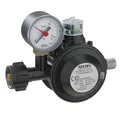 Produktbild: GOK Gasdruckregler EN61-DS PRO 1,5kg/h, schwarz, mit Manometer