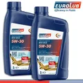 Produktbild: EuroLub 2 x 1 l WIV ECO 5W-30 Motoröl VW BMW Mercedes Porsche