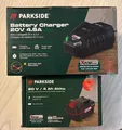 Produktbild: PARKSIDE Akku 20 V 4 Ah mit Ladegerät 4,5 Ah  Lithium Ionen Cell Balancing X 20V