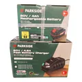 Produktbild: PARKSIDE Akku 20 V 4 Ah mit Ladegerät 4,5 Ah  Lithium Ionen Cell Balancing X 20V