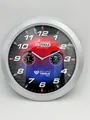 Produktbild: Werkstatt Wanduhr KS Tools/Brilliant Tools m. Thermometer und Hygrometer Ø 400mm