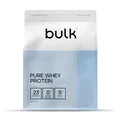 Produktbild: Bulk Pure Whey Protein Pulver | Geschmacksneutral | 26g Protein & 5g BCAAs pro Portion | Whey Konzentrat Shake | Wenig Zucker | Unterstützt Muskelaufbau & Regeneration | Vegetarisch | 500g