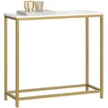 Produktbild: SoBuy Konsolentisch, Gold, Holzwerkstoff, 80x75x30 cm, Wohnzimmer, Wohnzimmertische, Konsolentische