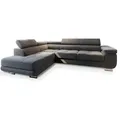 Produktbild: MASSENO Ecksofa mit Schlaffunktion Selva ¦ grau ¦ Maße (cm): B: 277 H: 90