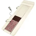 Produktbild: Tectake Shiatsu Massagematratze  Mit Jadestein Wärmematte 10 Vibrationsmotoren  186 50 x 60 x 11 cm Beige