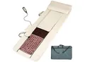 Produktbild: tectake® Shiatsu-Massagematratze, mit Jadestein-Wärmematte, 4 Massagezonen und 4 Massagestärken, 186,5 x 60 x 11 cm