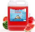 Produktbild: Belissia Slush Eis Sirup 5L Konzentrat | Wassermelone Geschmack | sehr ergiebig in knalligen Farben (1:5) | Glycerin frei