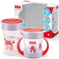 Produktbild: NUK Magic Cup & Mini Magic Cup Trinklernbecher Duo-Set | auslaufsicherer 360°-Tr