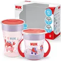 Produktbild: NUK Magic Duo Set Rot –  6+ Monate | auslaufsicher und BPA-frei