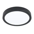 Produktbild: Moderne Flache Deckenleuchte 20,5W LED 2400lm IP44 3000K Weiß Schwarz