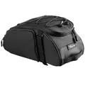 Produktbild: Valkental® TrunkBag 3in1 Fahrradtasche für Gepäckträger - 10L - schwarz mit kühl