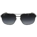 Produktbild: Ray-Ban Sonnenbrille 3530 004/8G Ruthenium & Blau Grau Verlauf