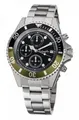 Produktbild: Eichmüller Chronograph Taucheruhr, Edelstahlband, Schwarz-Grün, 3466-02, 43 mm, 10 ATM wasserdicht, sportlich und präzise