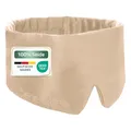 Produktbild: bene-sleep® Premium Seidenschlafmaske – 100% lichtdicht – Wolkenweiche Polsterung – Augenbrille für erholsamen Schlaf – Hautfreundlich & luxoriös – Für längeren REM-Schlaf und schnelleres Einschlafen
