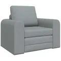 Produktbild: vidaXL Sofa Schlafsofa Hellgrau 98 x 71 x 83 cm Stoff, 1 Teile grau