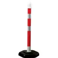 Produktbild: Sperrpfosten PP rot/weiß D.63mm z.Aufstellen m.Öse