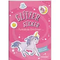 Produktbild: Tessloff Malbuch Glitzer-Sticker Malbuch Funkelnde Einhörner, für Kinder, 16 Motive, ab 5 Jahre