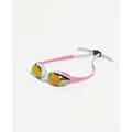 Produktbild: Gespiegelte Schwimmbrille Kinder 6-12 Jahre Spider Junior Mirror - R_pink-grey-pink - Einheitsgröße