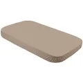 Produktbild: Spannbetttuch groß, für Waldin Babybett 7in1 - Bettwäsche für Kinderbetten- Pflegeleichte, superweiche und strapazierfähige Baumwolle, Taupe