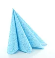 Produktbild: Sovie HORECA Linclass® Airlaid Serviette, 40 x 40cm, stoffähnlich edel elegant, Jugendstil-Ornamentik, Ideal für Hochzeit Jubiläen und Geburtstage, 50 Stück - JANET in Aquablau