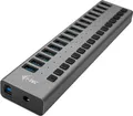Produktbild: I-TEC USB 3.0 Charging HUB 16port + Power Adapter 90 W USB-Ladegerät (1-tlg)