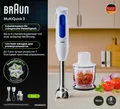 Produktbild: Braun Stabmixer MultiQuick 3 MQ 30202 M Elektrischer Stabmixer PowerBell VPlus Kraftpaket-Küchenhelfer