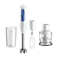 Produktbild: Braun Stabmixer MultiQuick 3 MQ 30202 M - Elektrischer Stabmixer mit PowerBell VPlus Technologie, 2 Geschwindigkeiten, EasyClick Plus System, 3-teiliges Zubehör-Set, 900 Watt, Weiß