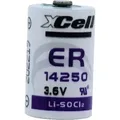 Produktbild: Xcell - ER14250 Spezial-Batterie 1/2 aa Lithium 3.6 v 1200 mAh 1 St.