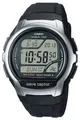 Produktbild: CASIO Collection Digital Funkuhr für Herren Schwarz/Stahlfarben WV-58R-1AEF