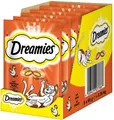 Produktbild: Dreamies Katzensnacks Huhn knusprige Taschen Füllung Katzenleckerli 6 x 60g