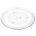Produktbild: vhbw Mikrowellen-Teller kompatibel mit Medion MD10810 Mikrowelle - Drehteller mit Y-Aufnahme, 285 mm, Glas, Transparent