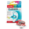 Produktbild: Alpine Pluggies Kinder Ohrstöpsel - Für Kind und kleine Gehörgänge - Zum Fliegen und Schwimmen - Bequemes hypoallergenes Material - Wiederverwendbare Gehörschutz