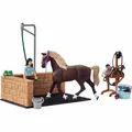 Produktbild: schleich Horse Club 42438 Waschplatz mit Emily & Luna