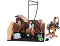 Produktbild: Schleich Horse Club 42438 - Waschplatz mit Emily & Luna, Spielset