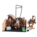 Produktbild: Schleich Horse Club Horse war Box mit Emily und Van Hor 42438