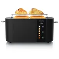 Produktbild: Arendo 4-Scheiben-Langschlitz-Toaster, 1500W, Display, schwarz