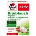 Produktbild: Doppelherz Knoblauch Kapseln mit Mistel + Weißdorn 60 mg/ 24 mg/ 54 mg - Traditionelles Arzneimittel zur Vorbeugung allgemeiner Arterienverkalkung - 270 Kapseln