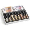 Produktbild: Inkiess Kasseneinsatz REKORD 86 PL, 35 x 7,0 x 30,5cm, 6 Geldschein- und 8 Münzfächer