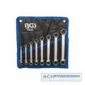Produktbild: Doppel-Ringschlüsselsatz, extra flach, 6-22 mm, 8-tlg. in Rolltasche - BGS 30300