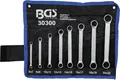 Produktbild: BGS gerade Doppel Ringschlüssel extra flach Doppelringschlüssel Satz 6-22mm 8tlg