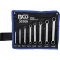 Produktbild: BGS 30300 Doppel-Ringschlüssel-Satz extra flach SW 6-22mm 8-tlg. matt verchromt