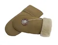 Produktbild: Reissner Lammfelle warme Merino Lammfell Fäustlinge Faust Handschuhe für Damen und Herren HDS-FAUST1-XS-BEI beige XS (Handumfang 15cm)